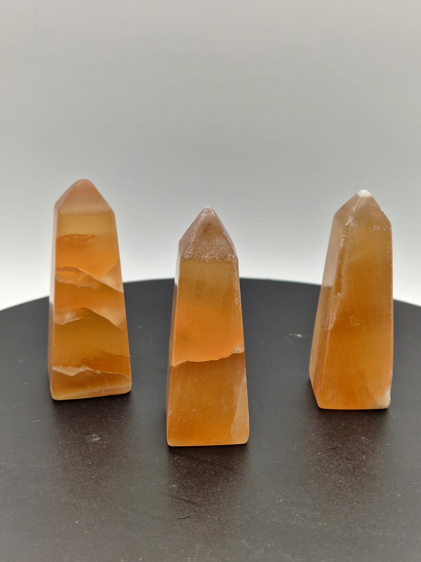 Pointe calcite miel (à choisir)