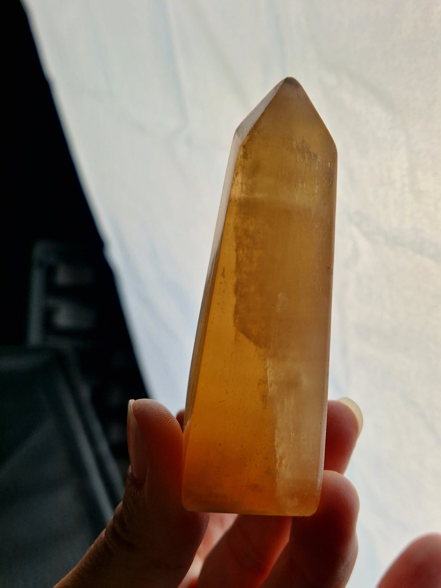 Pointe calcite miel (à choisir)