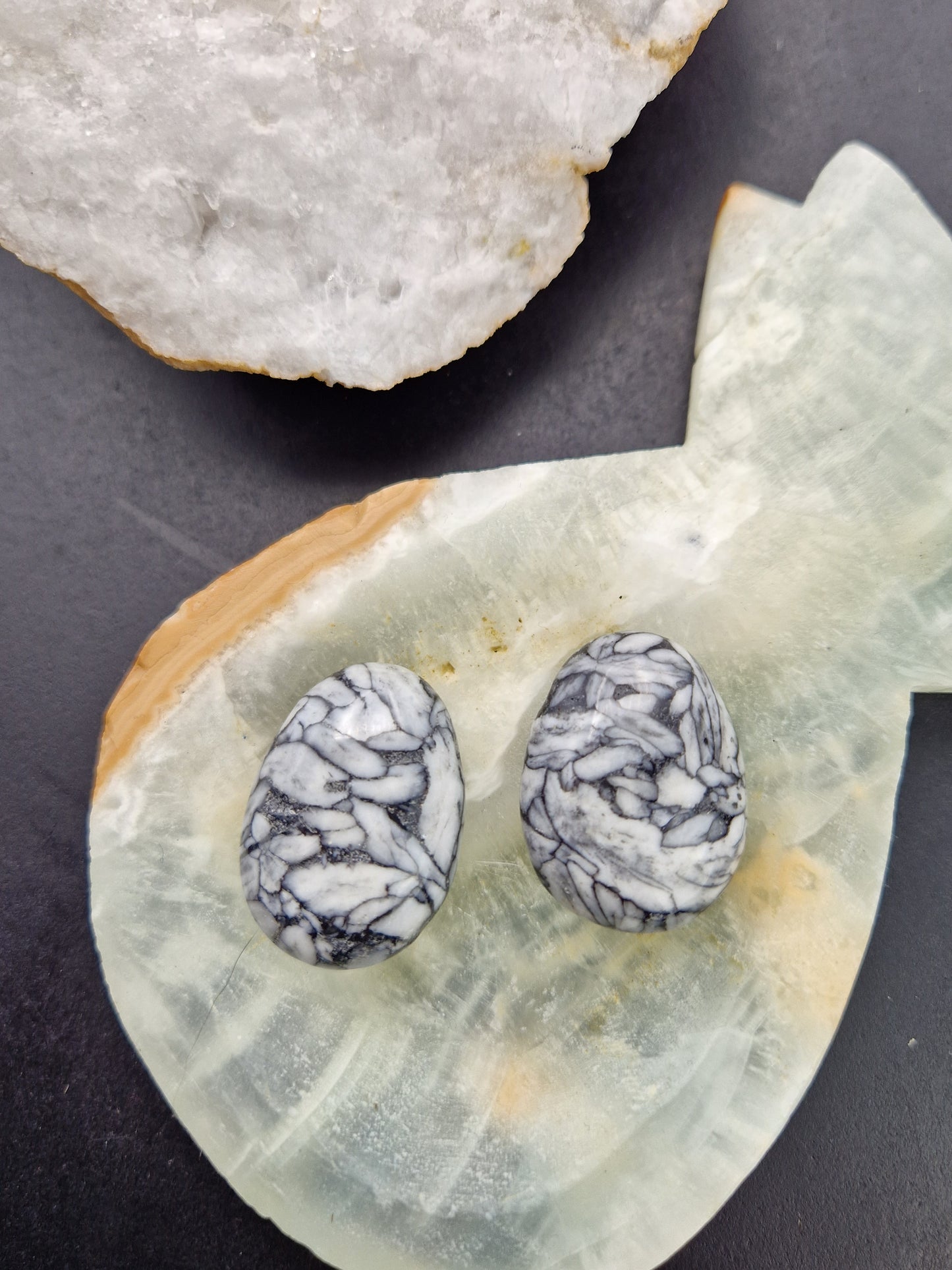 Pendentif percé Pinolite