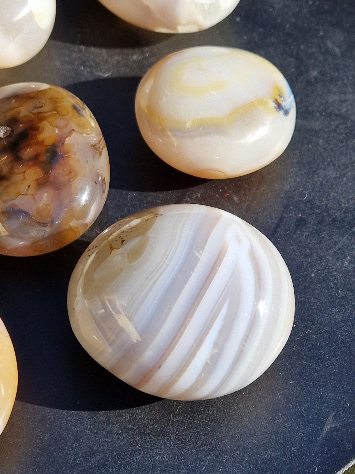 Galet Agate bandée naturelle (à choisir)