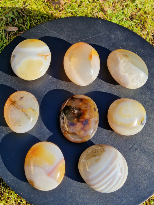 Galet Agate bandée naturelle (à choisir)