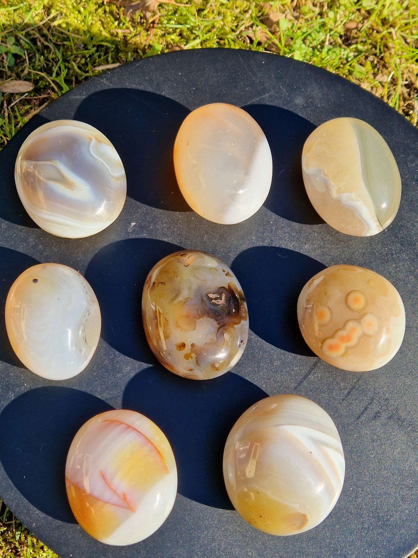 Galet Agate bandée naturelle (à choisir)