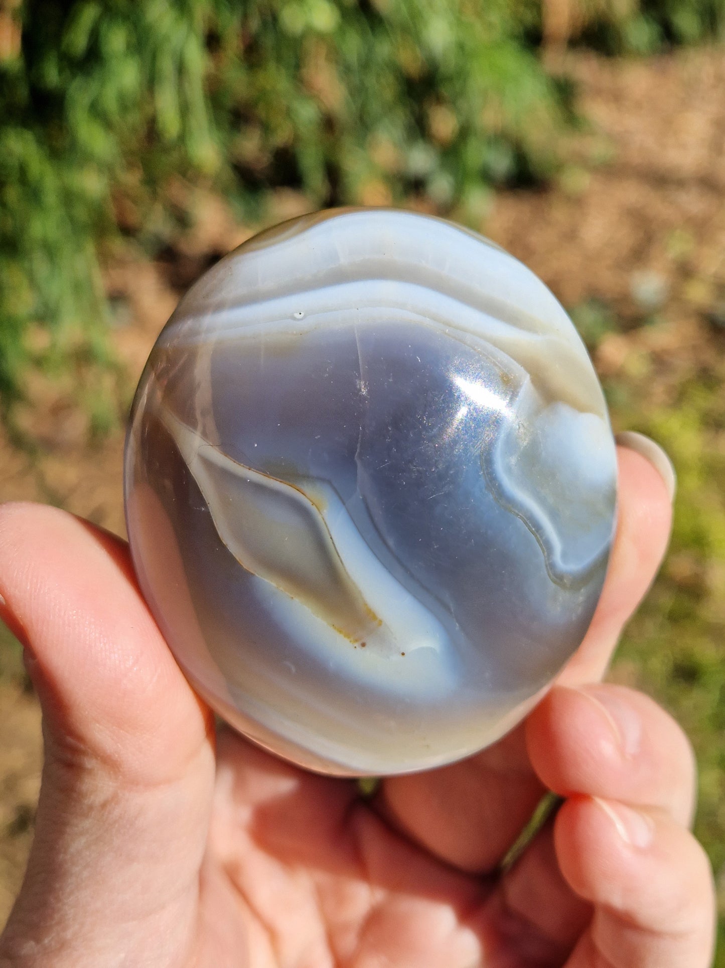 Galet Agate bandée naturelle (à choisir)