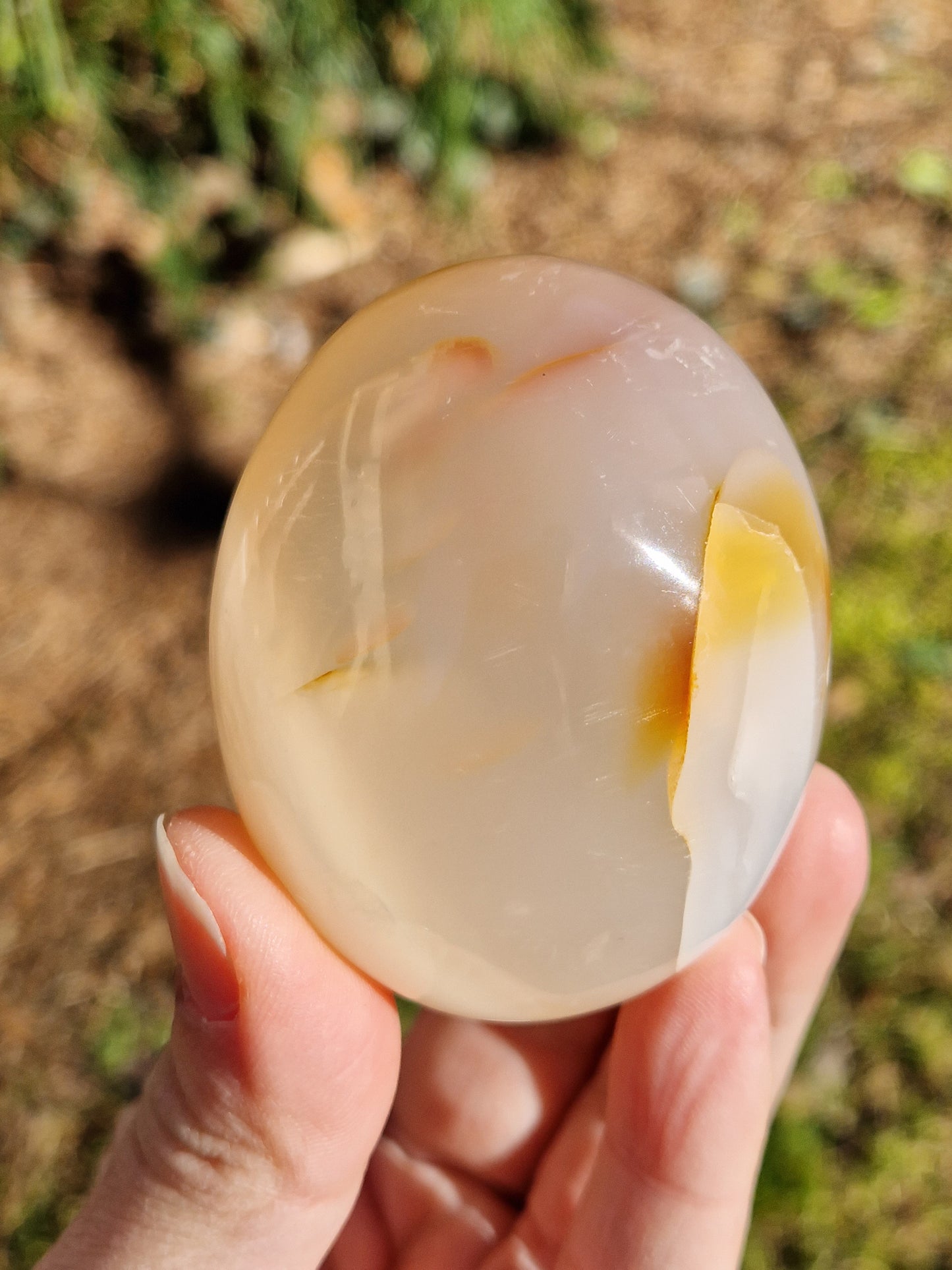 Galet Agate bandée naturelle (à choisir)