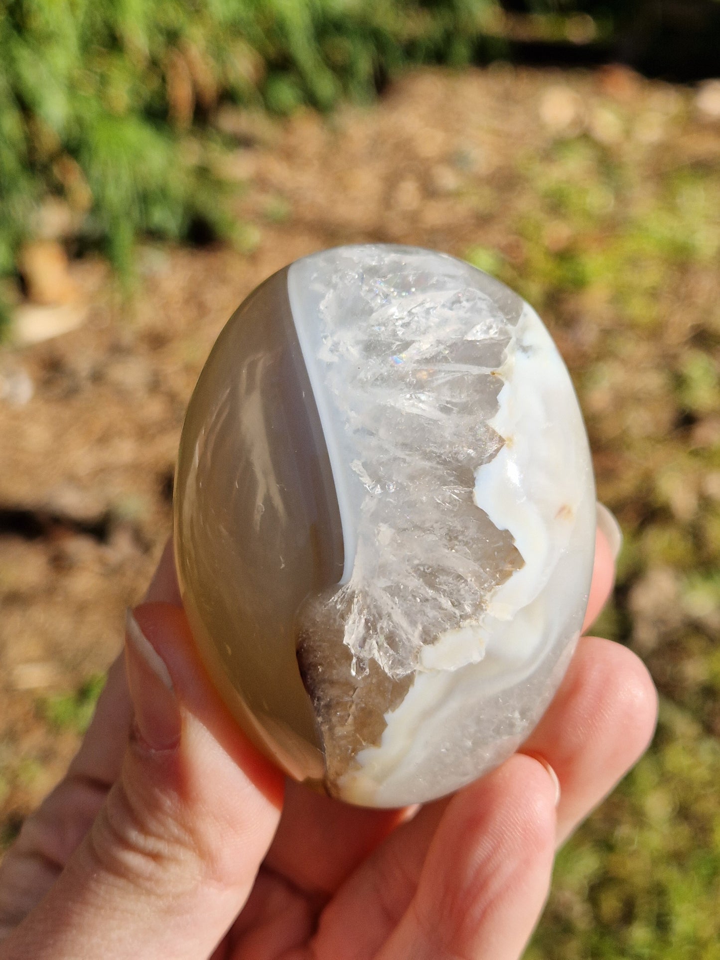 Galet Agate bandée naturelle (à choisir)