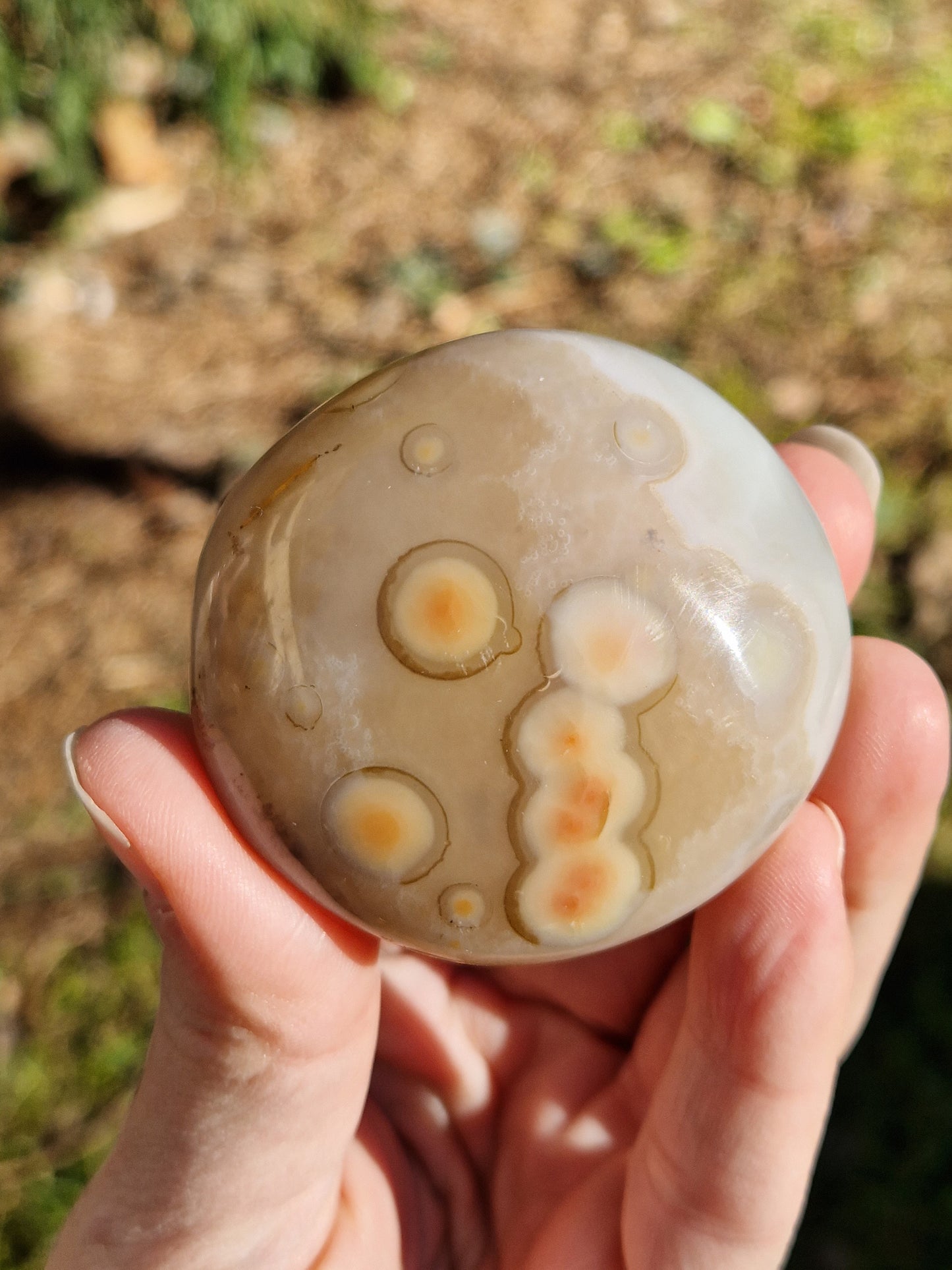 Galet Agate bandée naturelle (à choisir)
