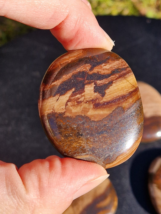 Galet plat Jaspe d'Australie (à choisir)