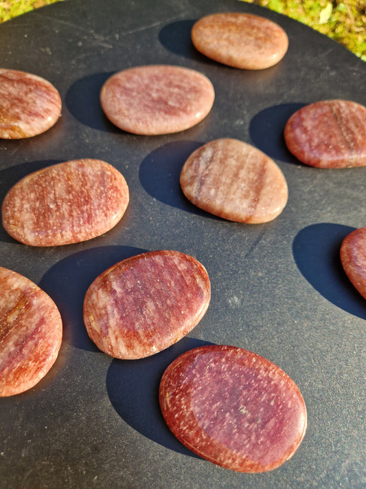 Galet plat Mica Lépidolite