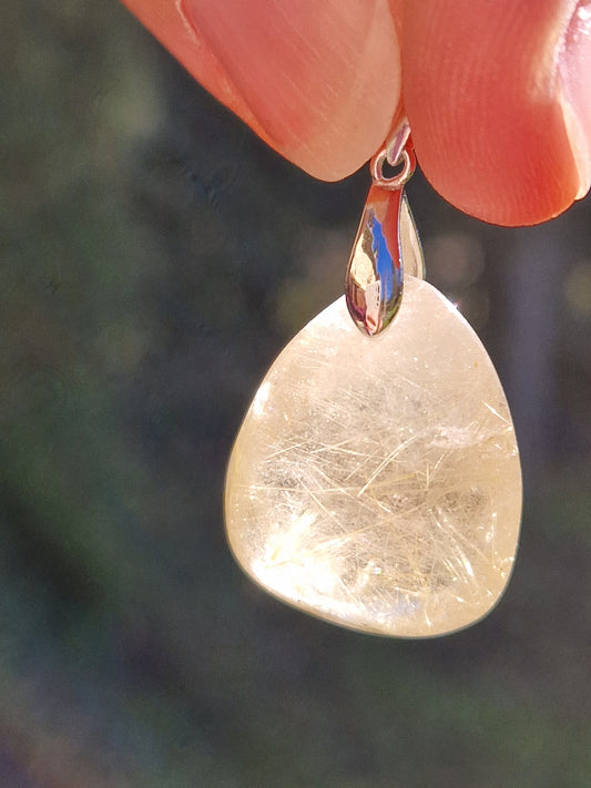 Pendentif Quartz rutile A