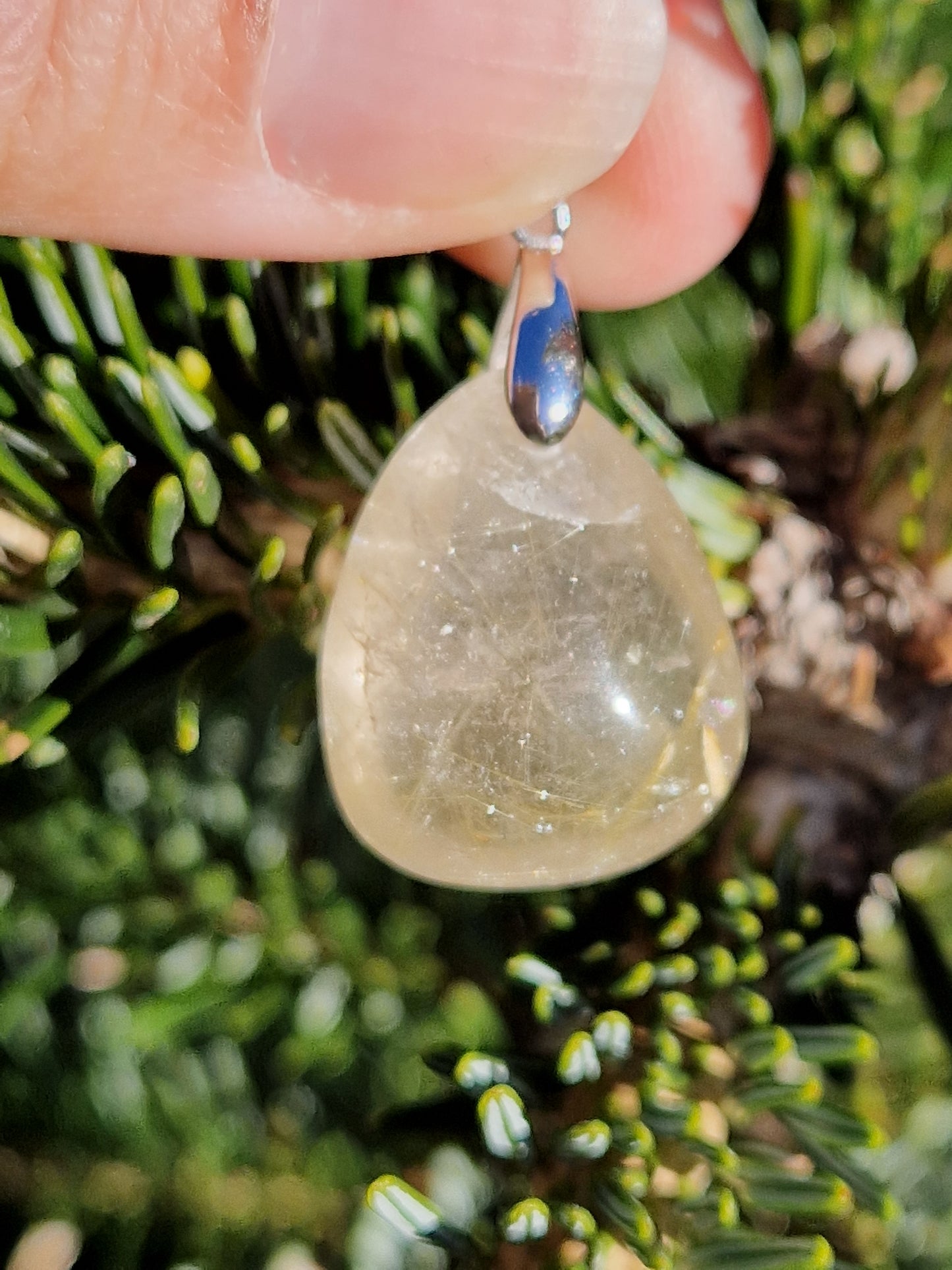Pendentif Quartz rutile A