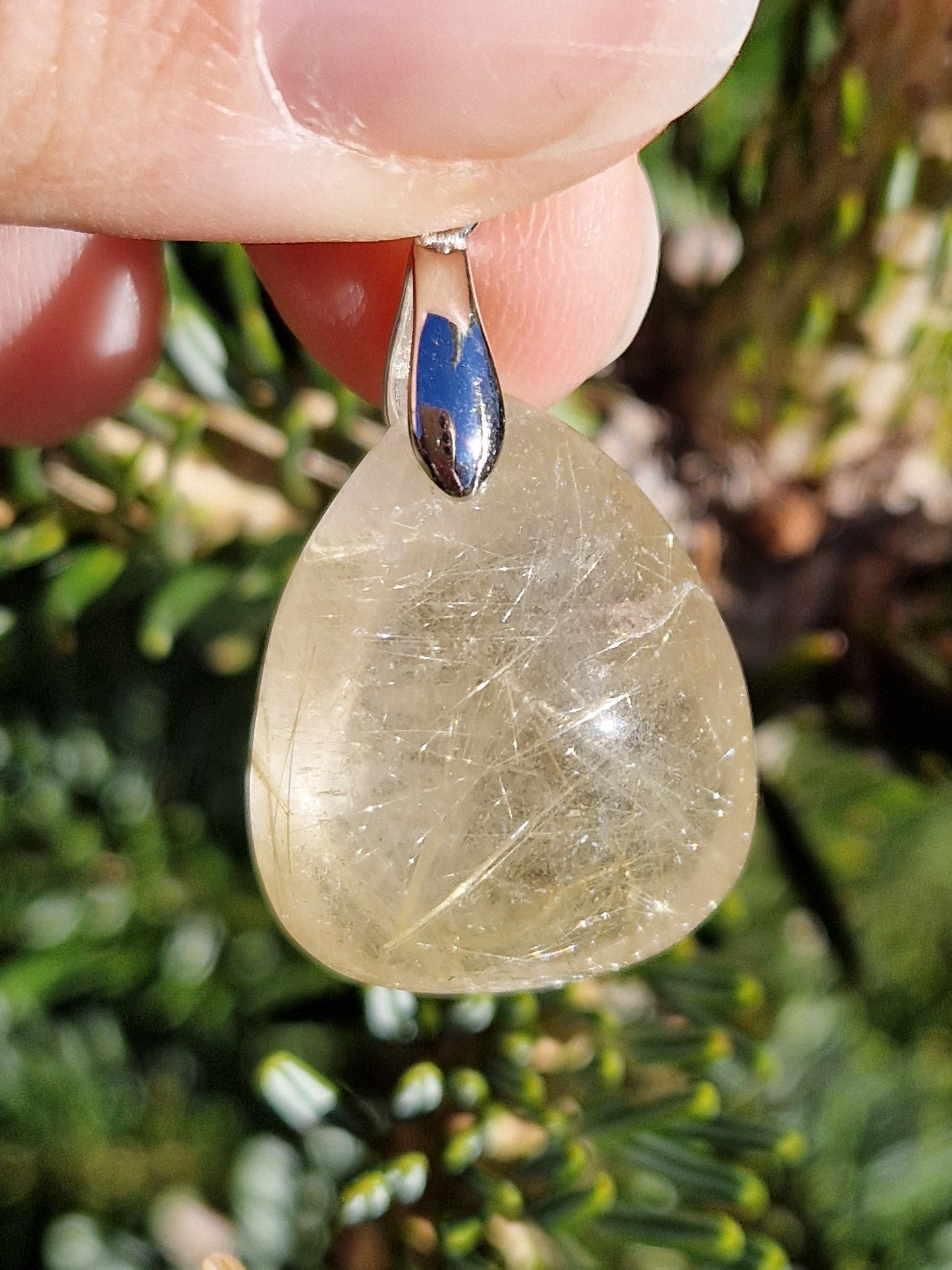 Pendentif Quartz rutile A