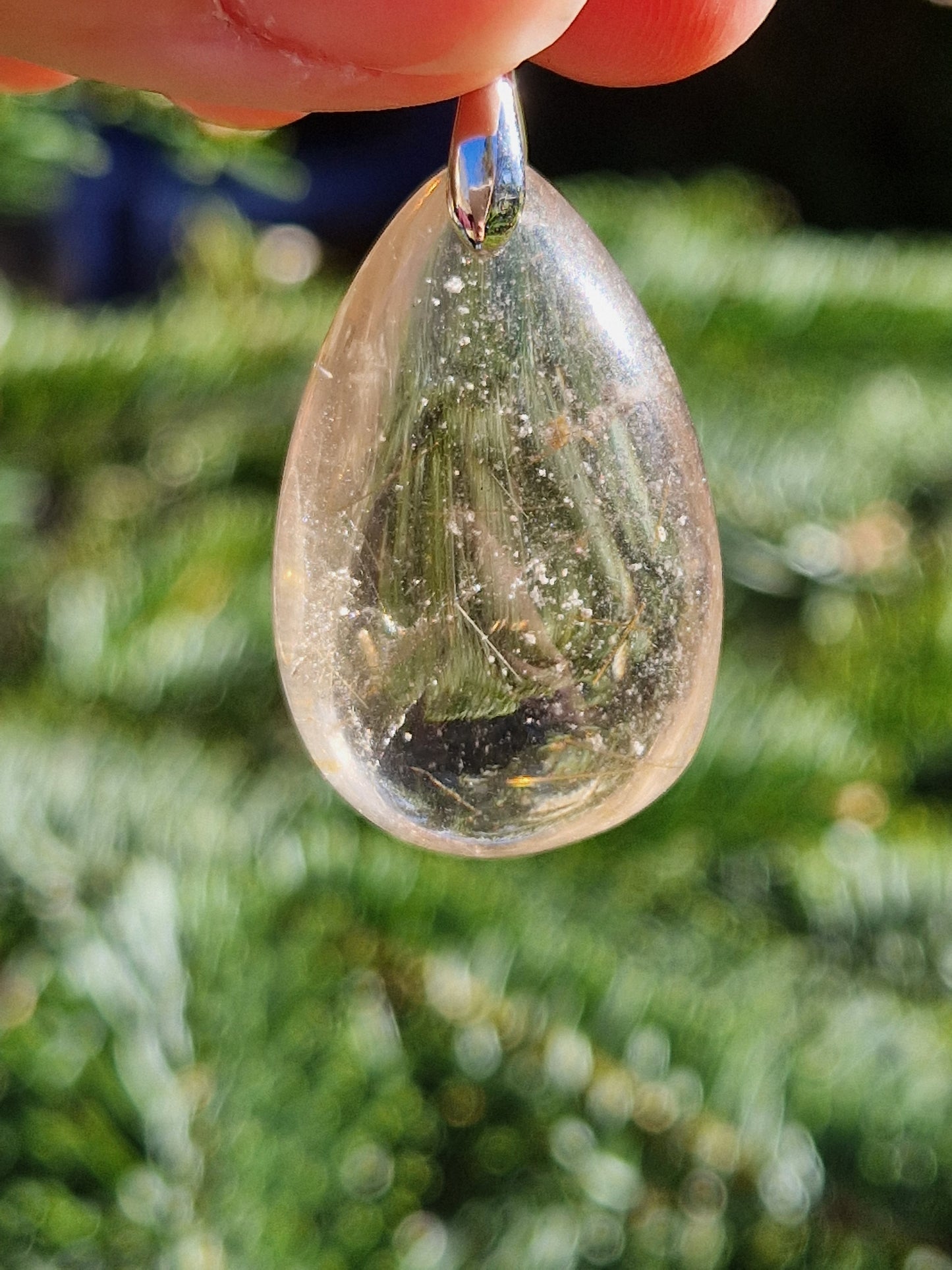 Pendentif Quartz rutile E
