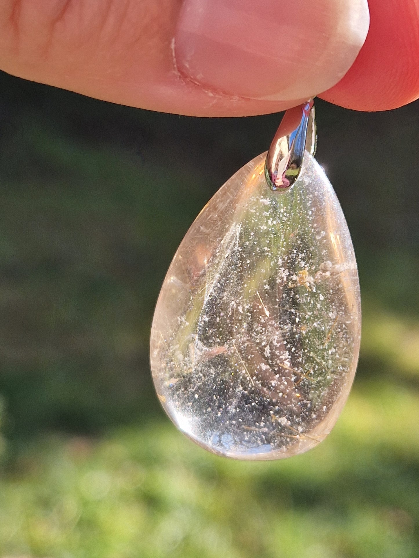 Pendentif Quartz rutile E
