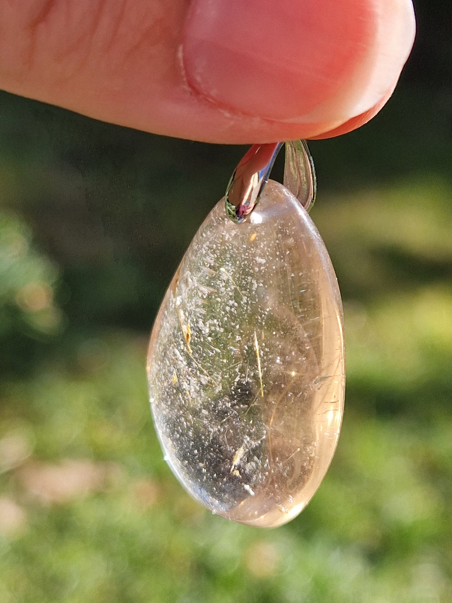 Pendentif Quartz rutile E
