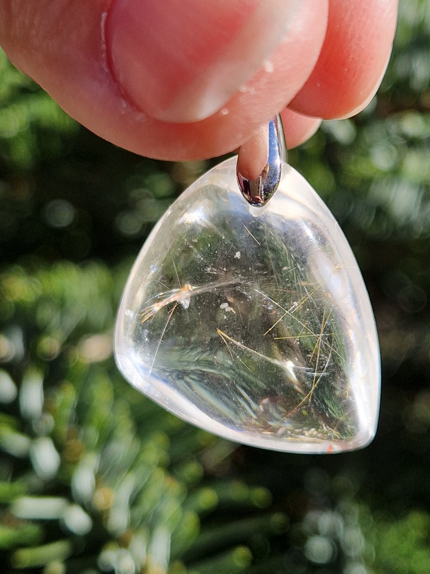 Pendentif Quartz rutile G