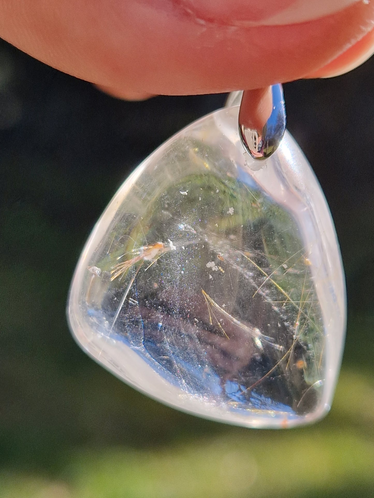 Pendentif Quartz rutile G