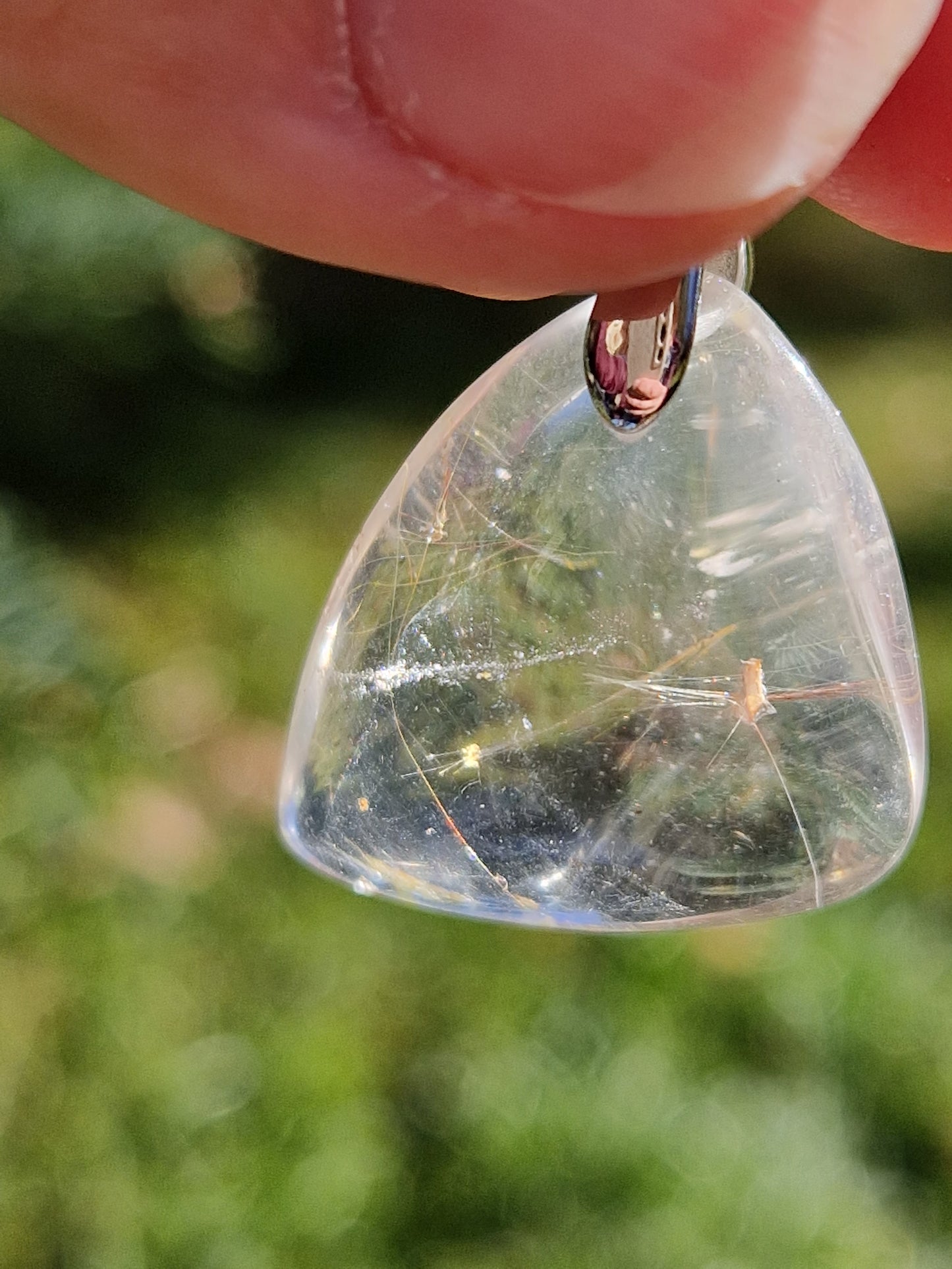 Pendentif Quartz rutile G