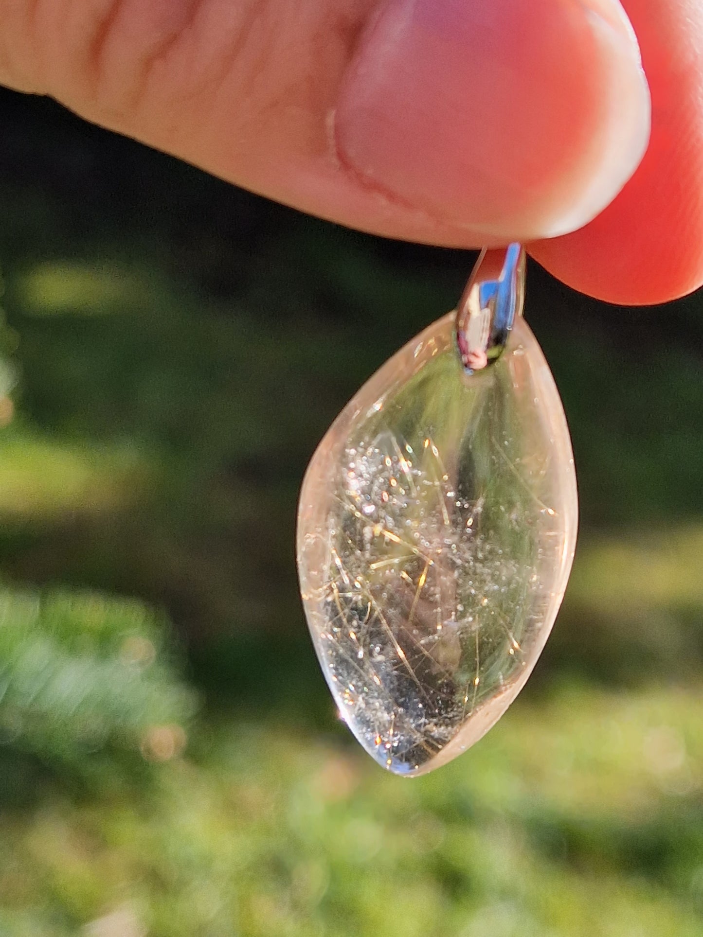 Pendentif Quartz rutile H