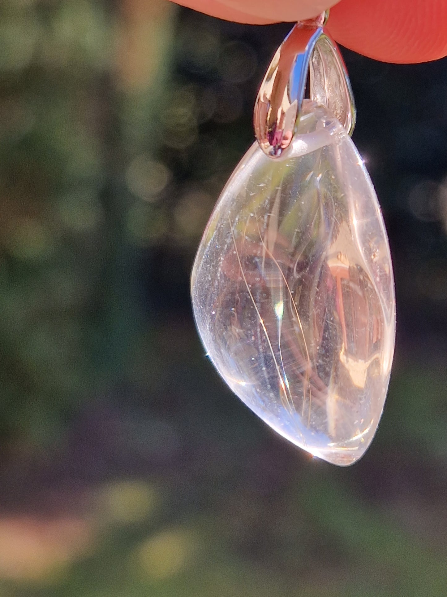 Pendentif Quartz rutile J