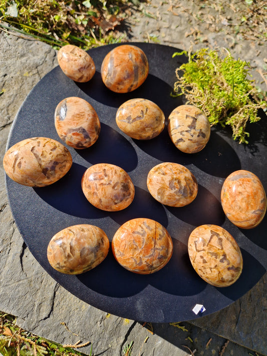 Galet Pierre de Lune pêche graphite (à choisir)