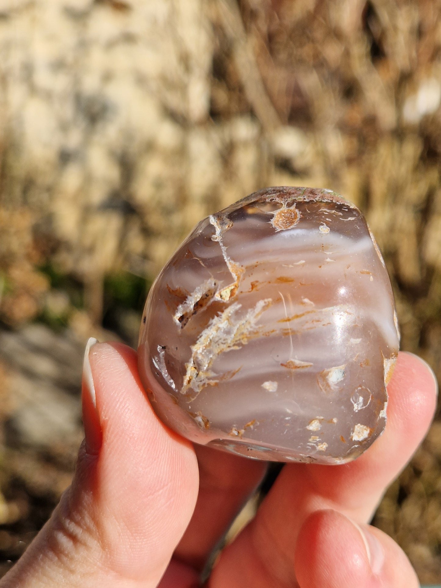 Agate eau (enhydre) n°4