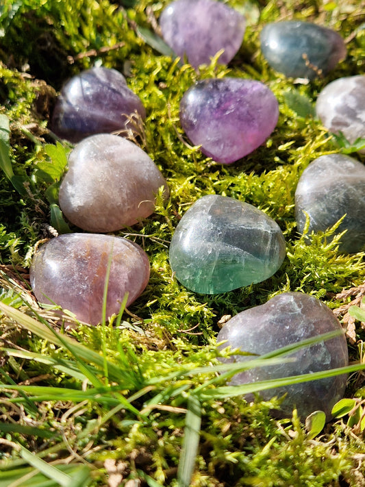 Cœur en Fluorite (à choisir)