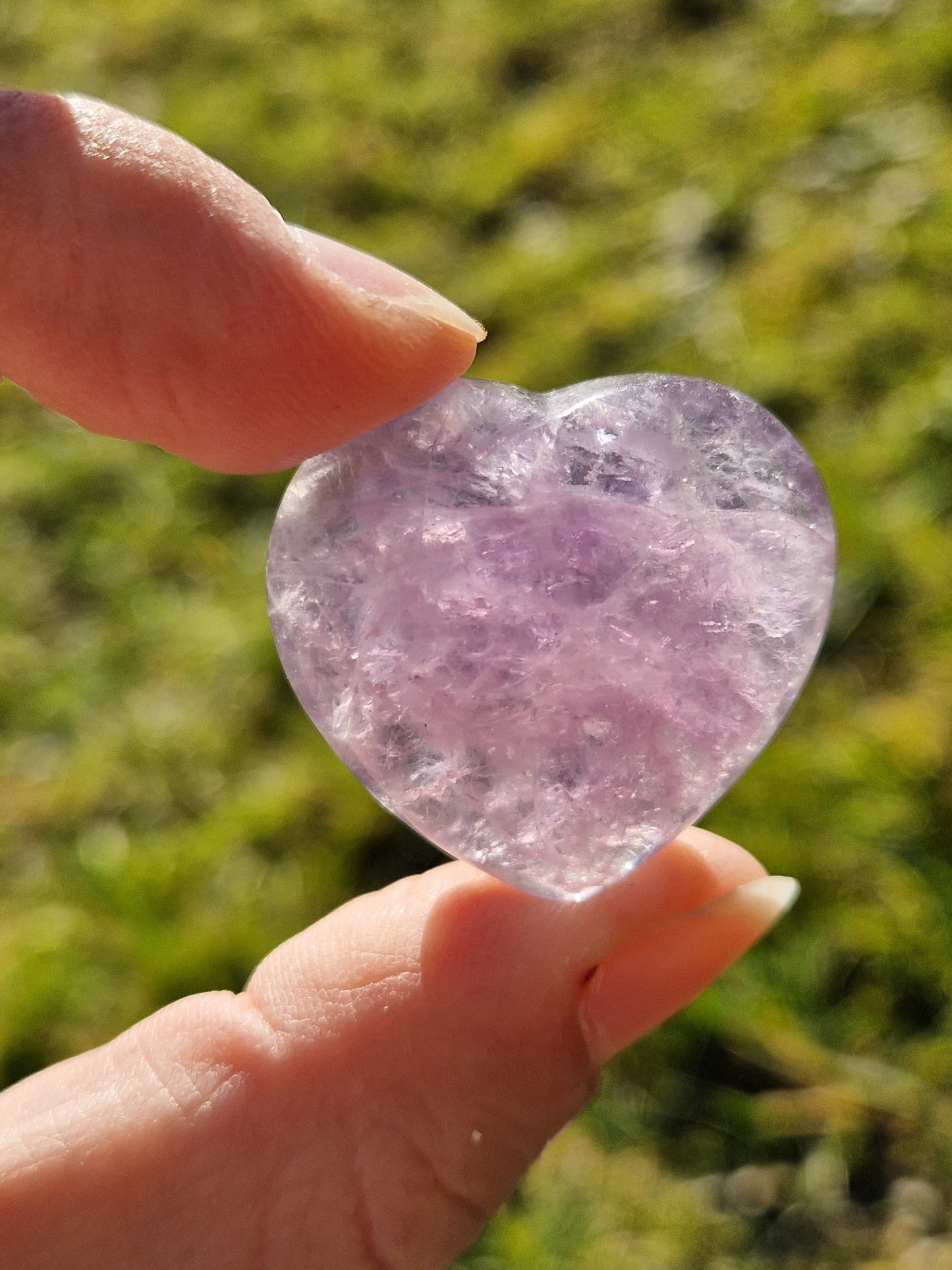Cœur en Fluorite (à choisir)