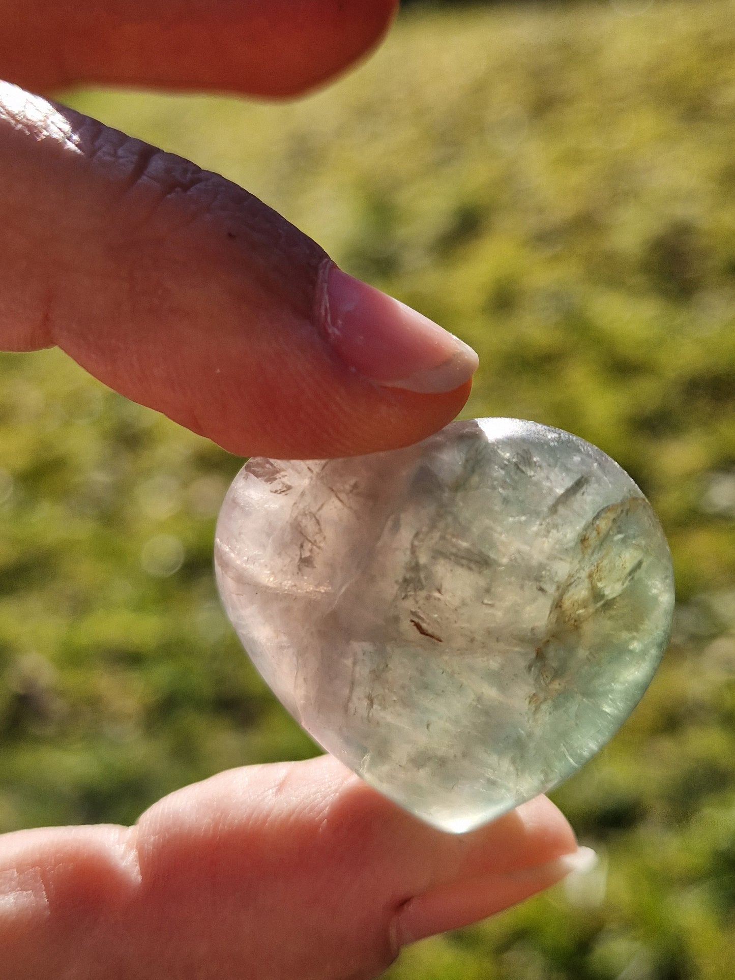 Cœur en Fluorite (à choisir)