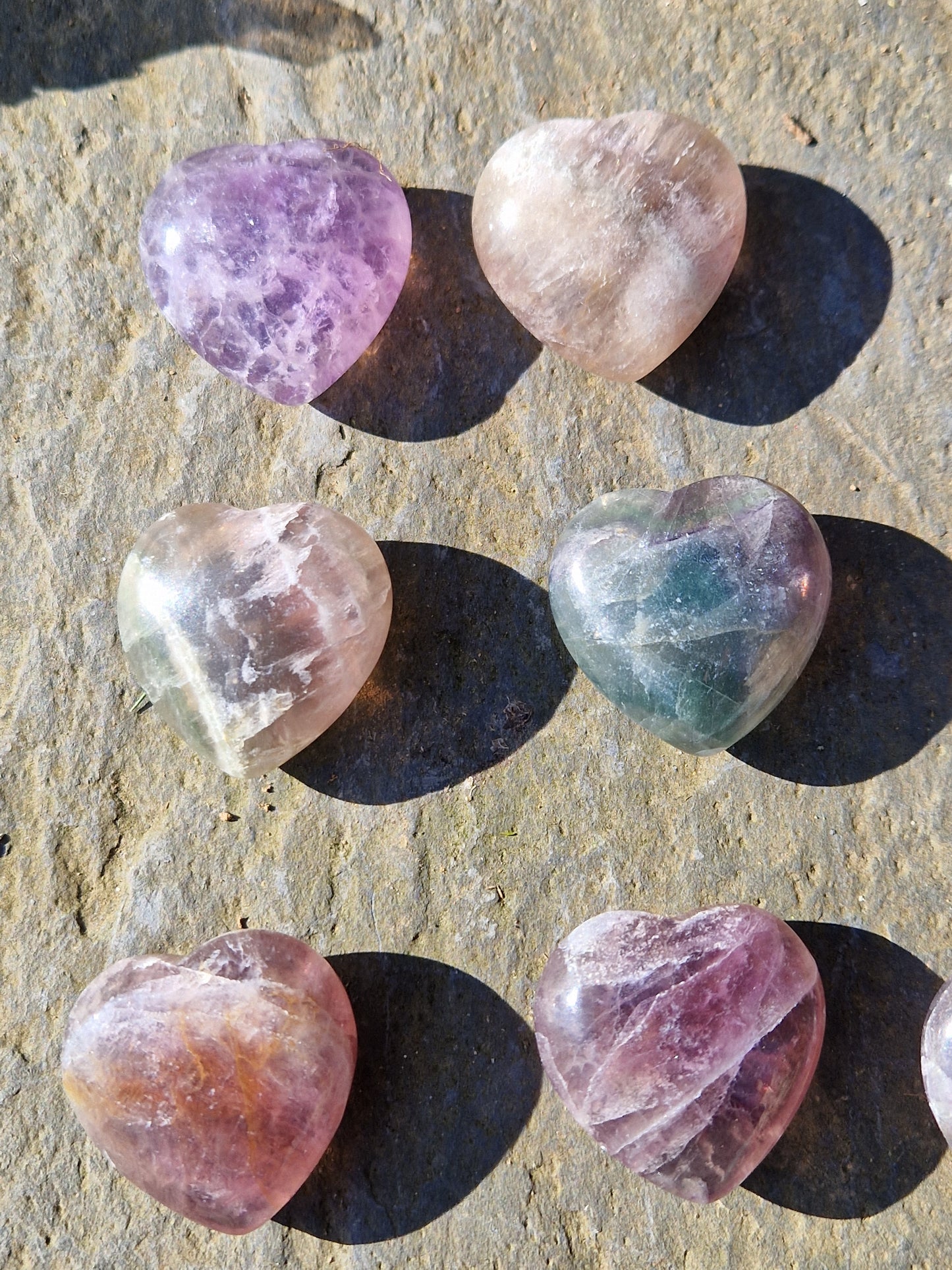 Cœur en Fluorite (à choisir)