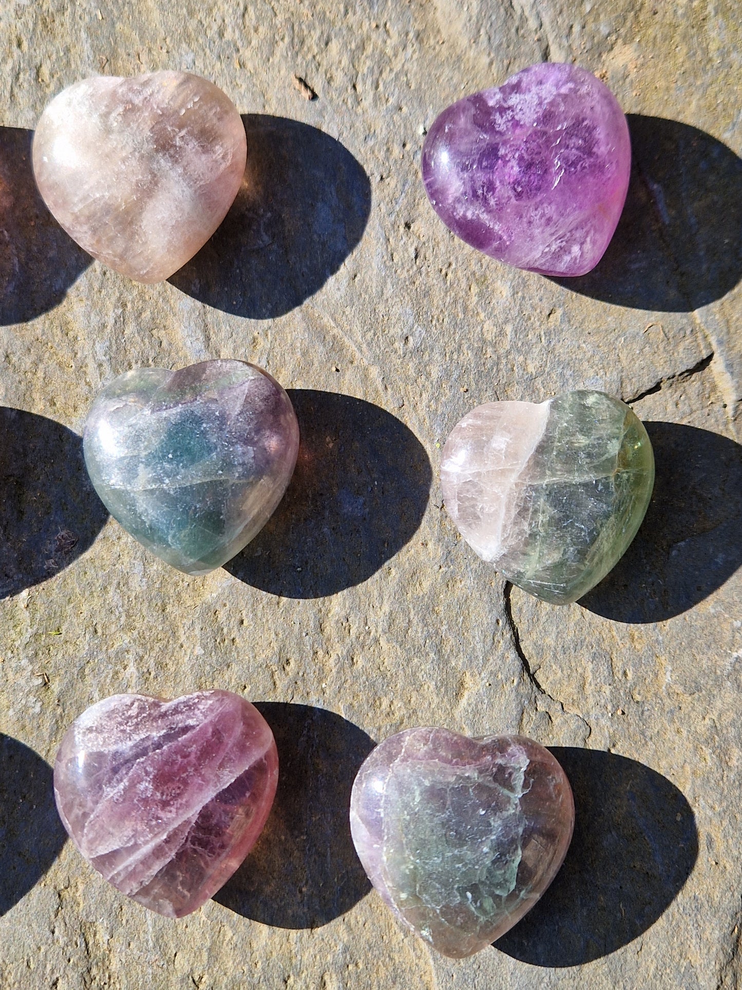 Cœur en Fluorite (à choisir)