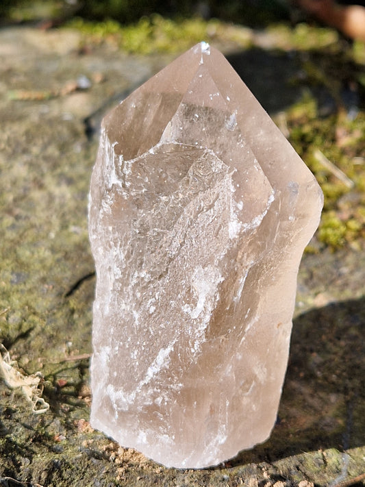Pointe semi brute Quartz fumé B