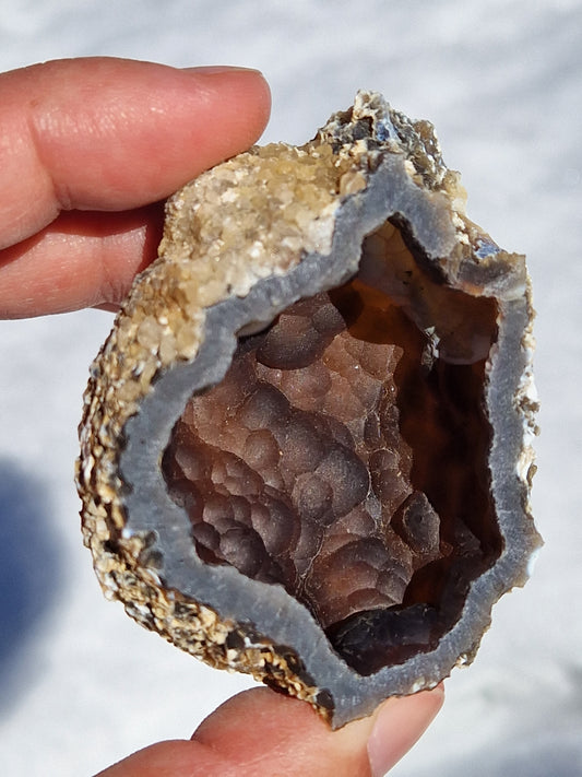 Géode de Calcédoine française n°12