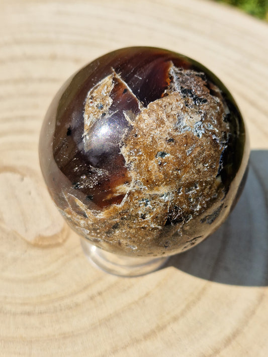 Sphère Ambre de Sumatra B1
