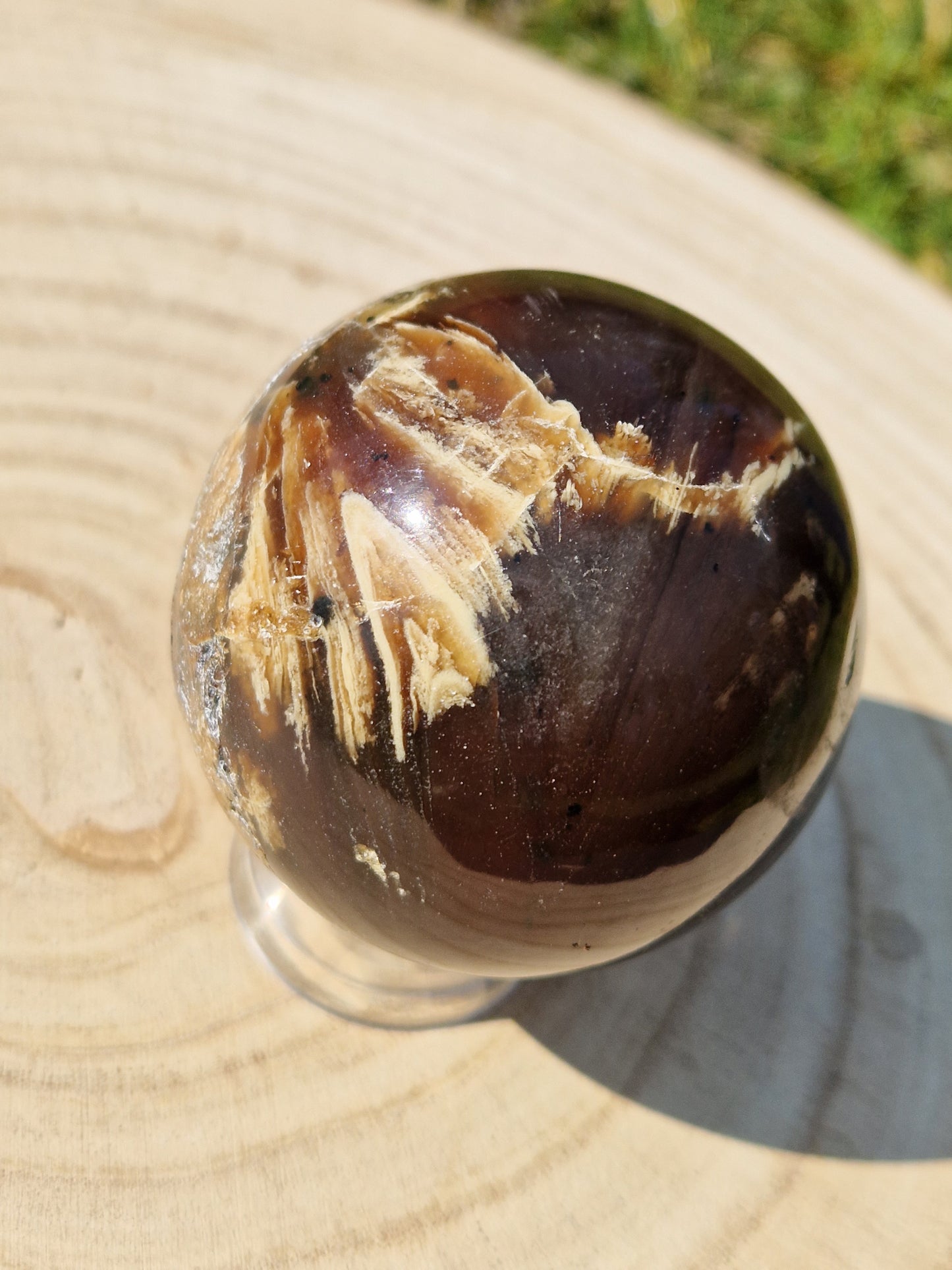 Sphère Ambre de Sumatra B1