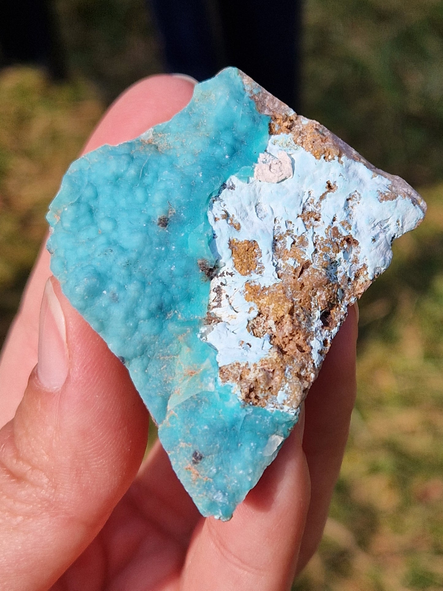 Chrysocolle brute druzy (à choisir)