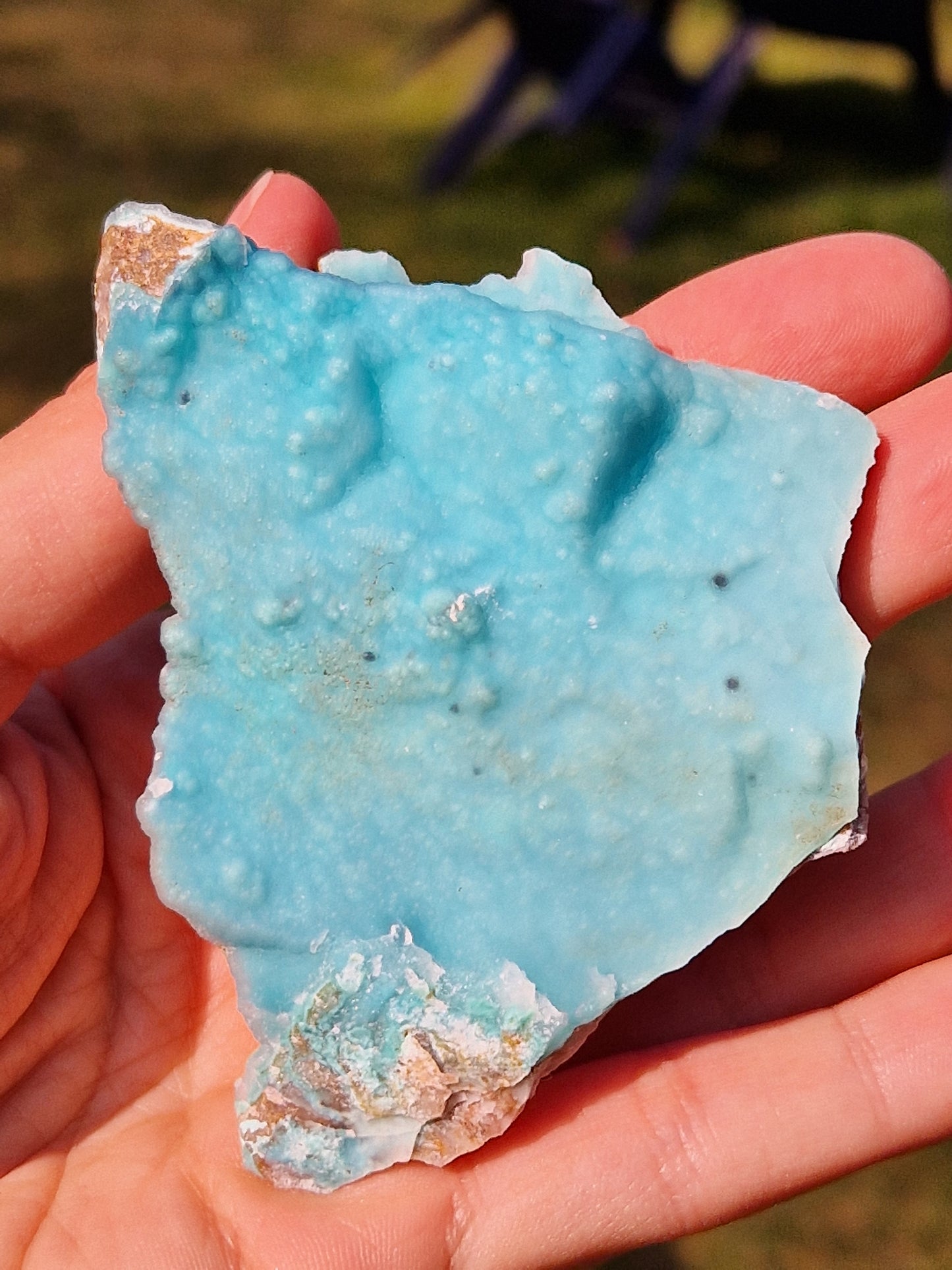 Chrysocolle brute druzy (à choisir)