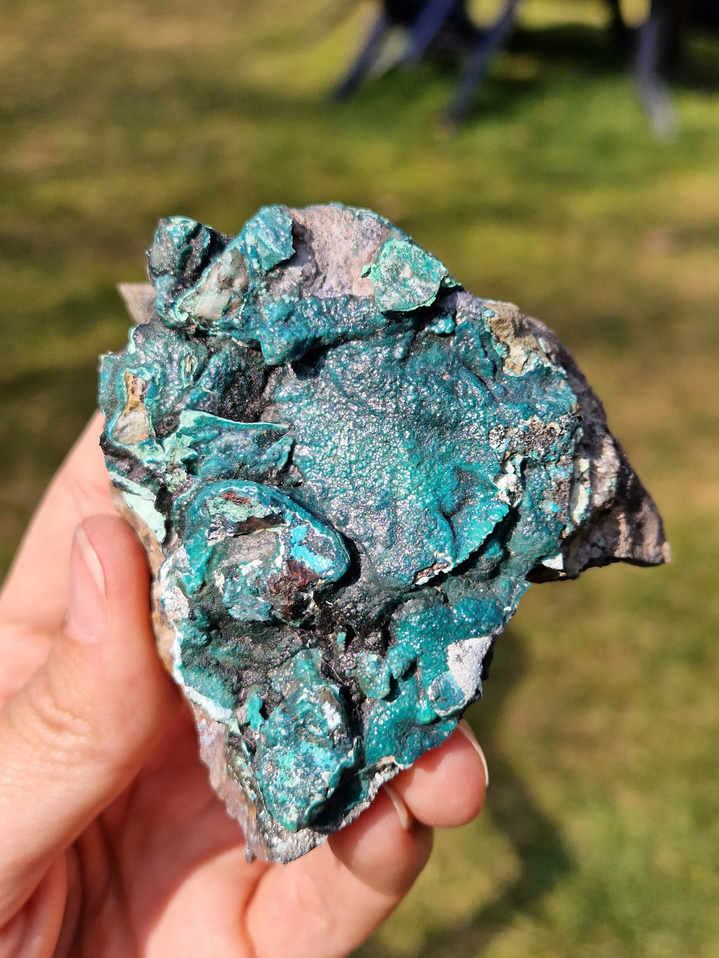 Malachite avec Chrysocolle brute du Congo (à choisir)