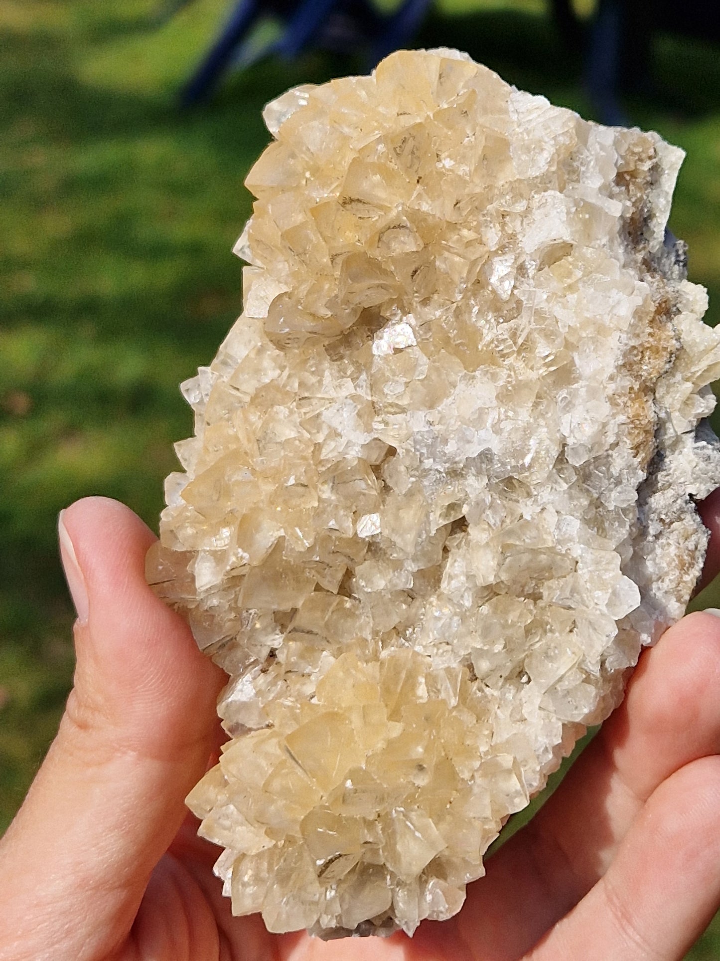 Calcite miel français brute D