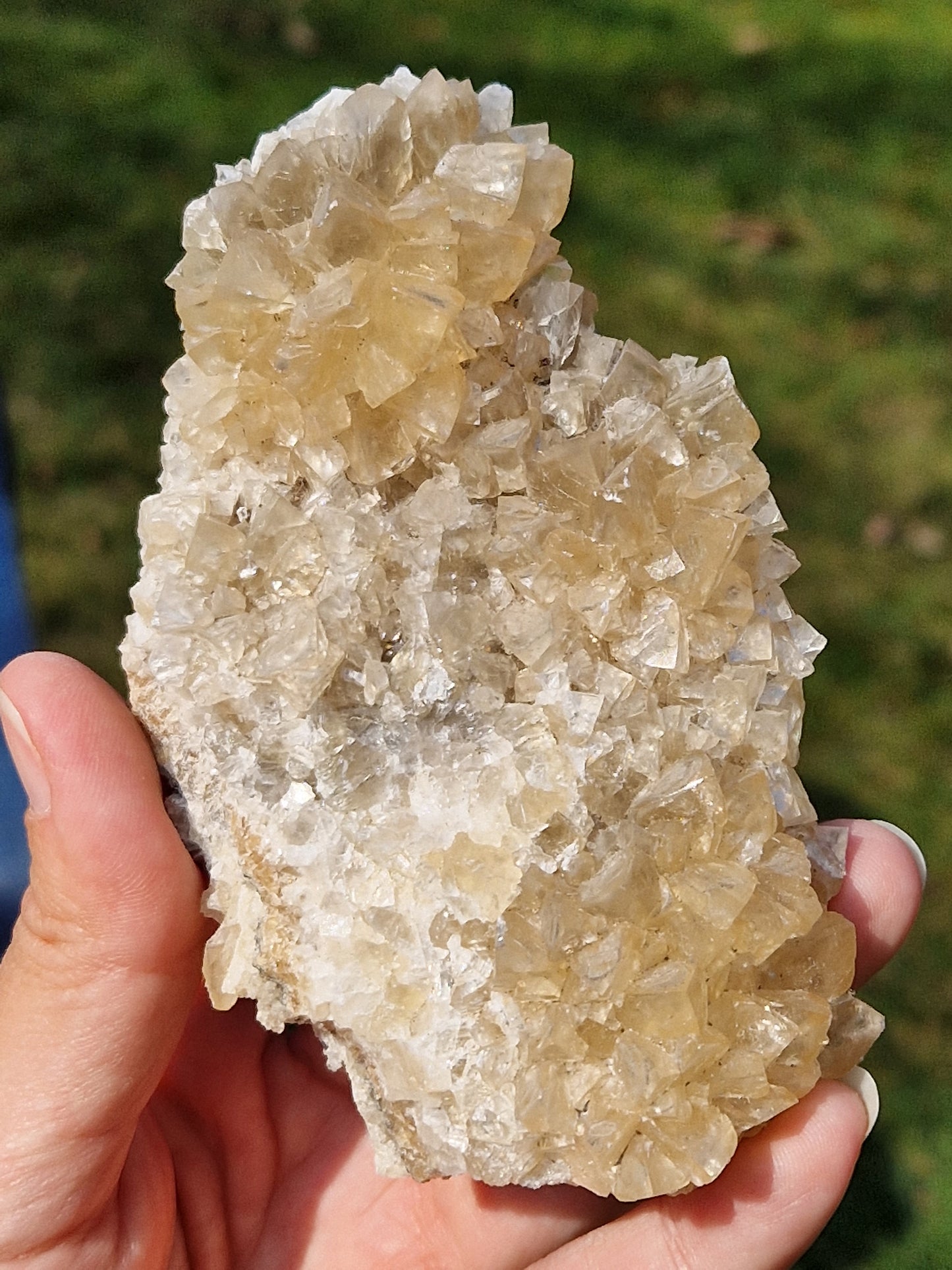 Calcite miel français brute D