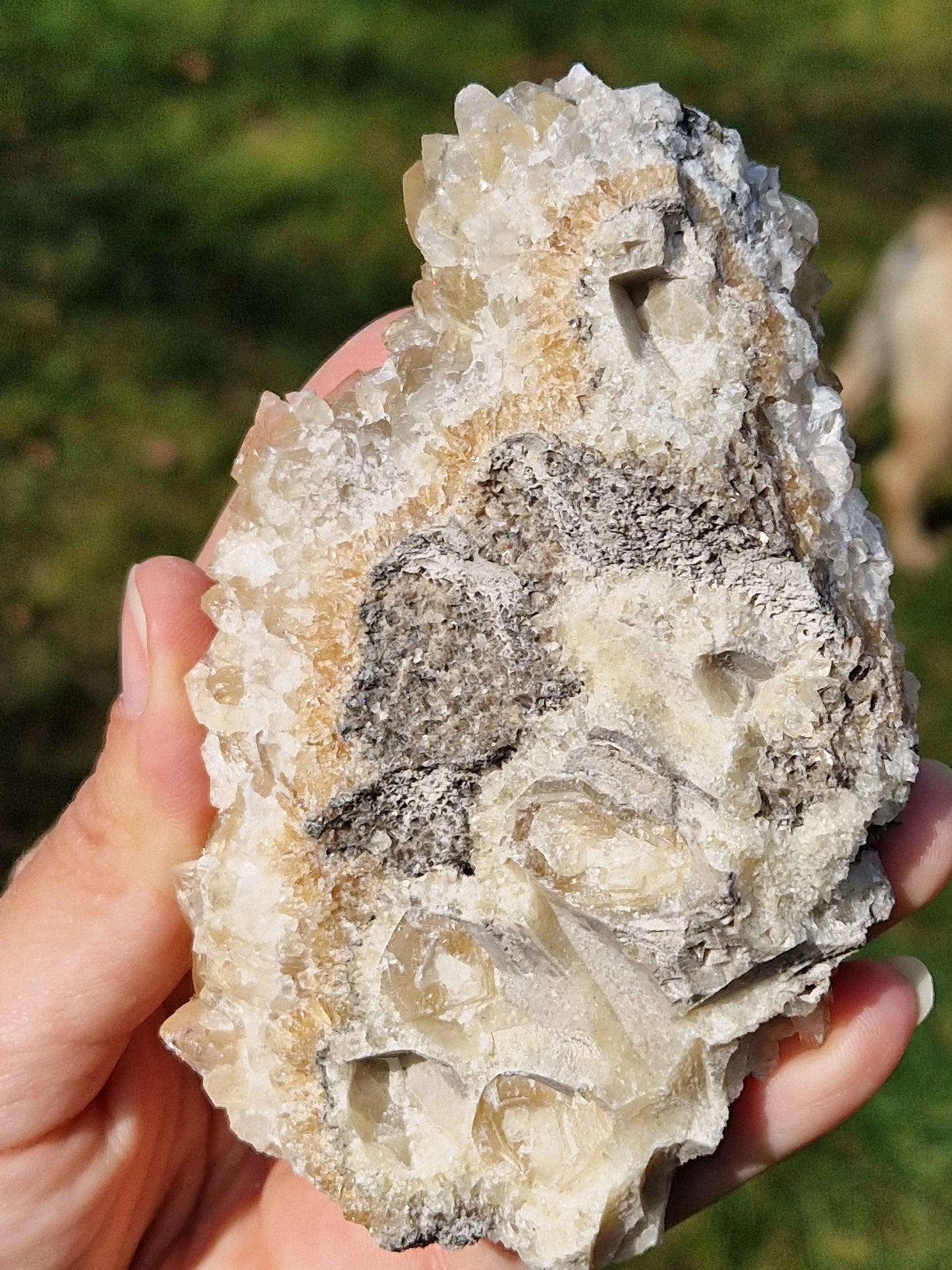 Calcite miel français brute D