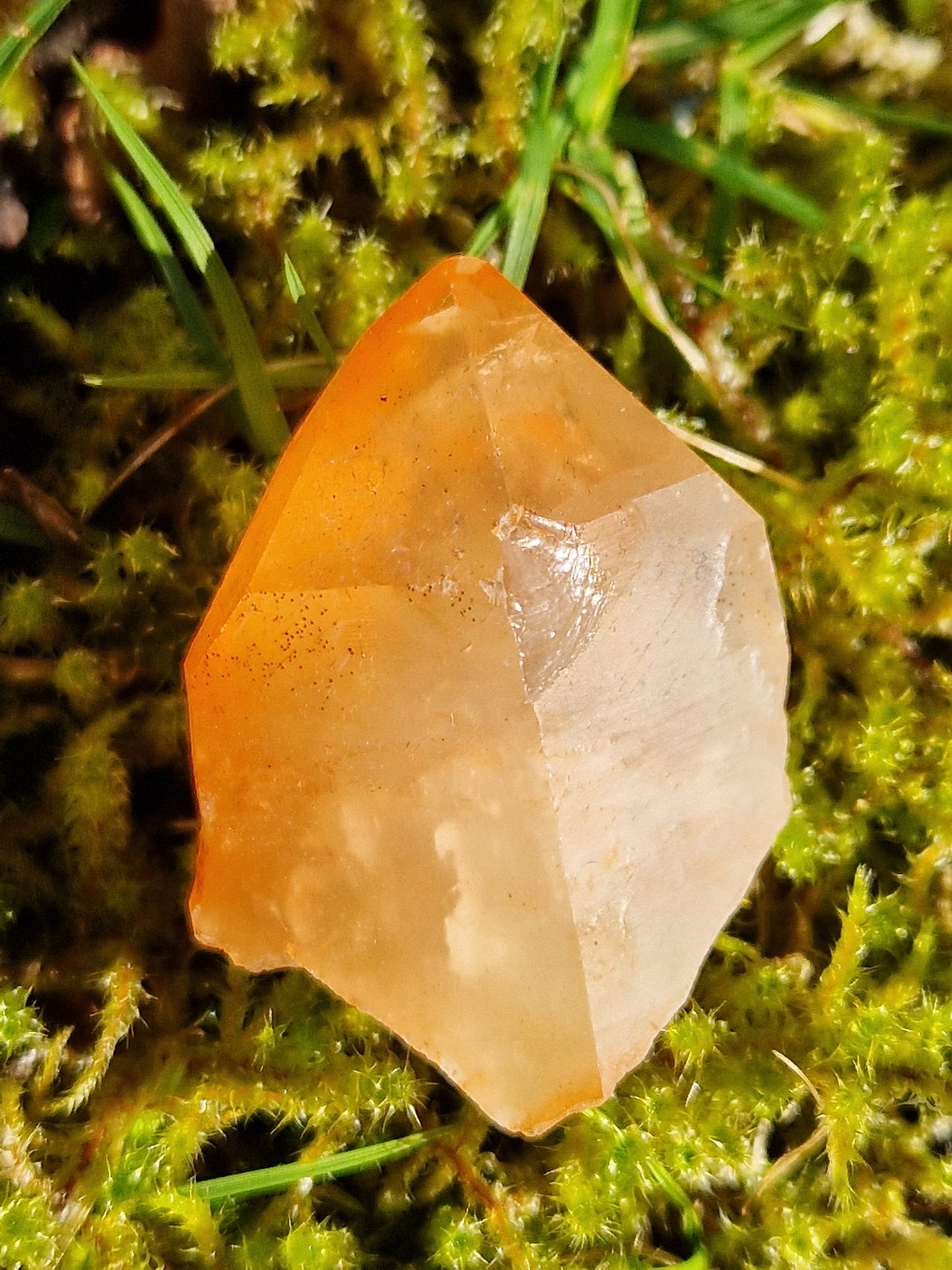 Petit Lémurien Quartz Tangérine (à choisir)