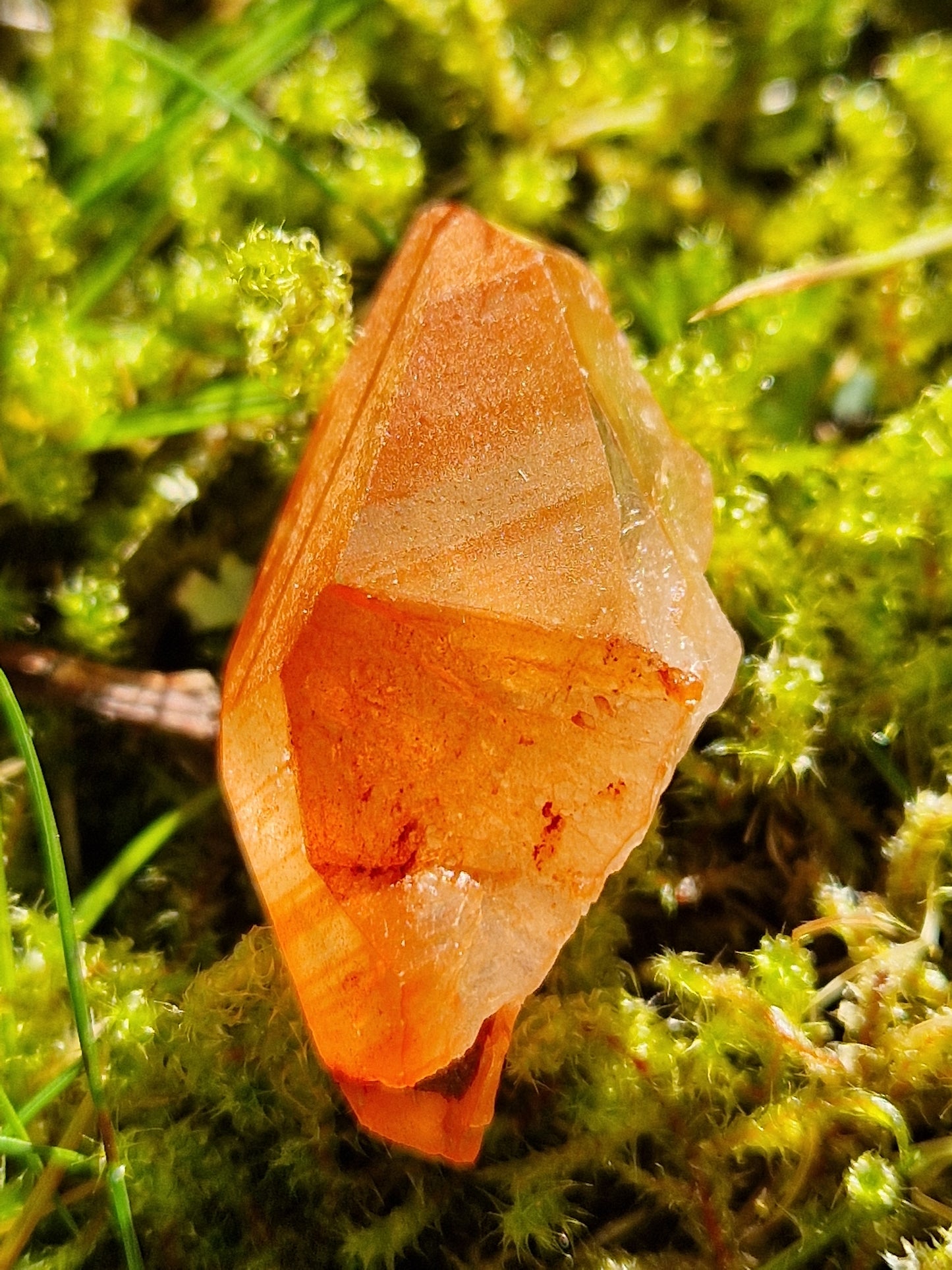 Petit Lémurien Quartz Tangérine (à choisir)