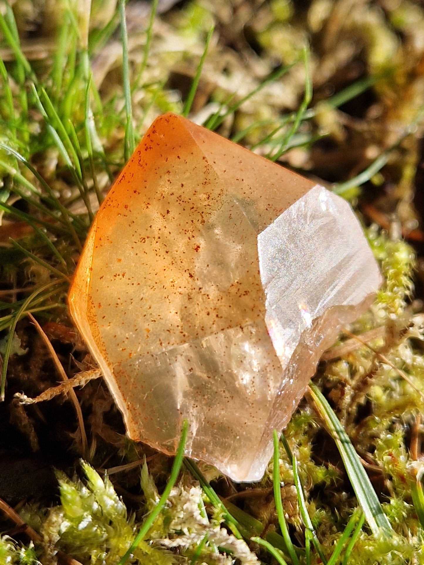 Petit Lémurien Quartz Tangérine (à choisir)
