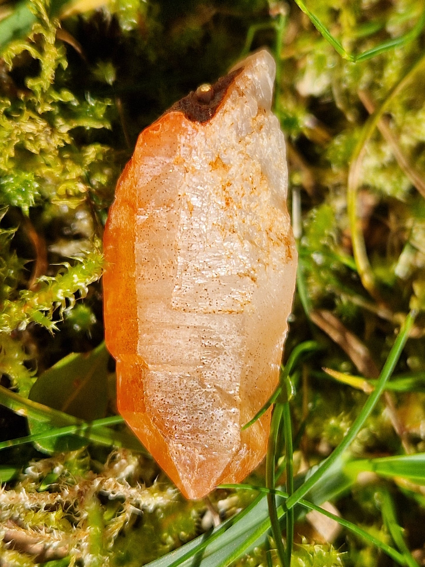 Petit Lémurien Quartz Tangérine (à choisir)