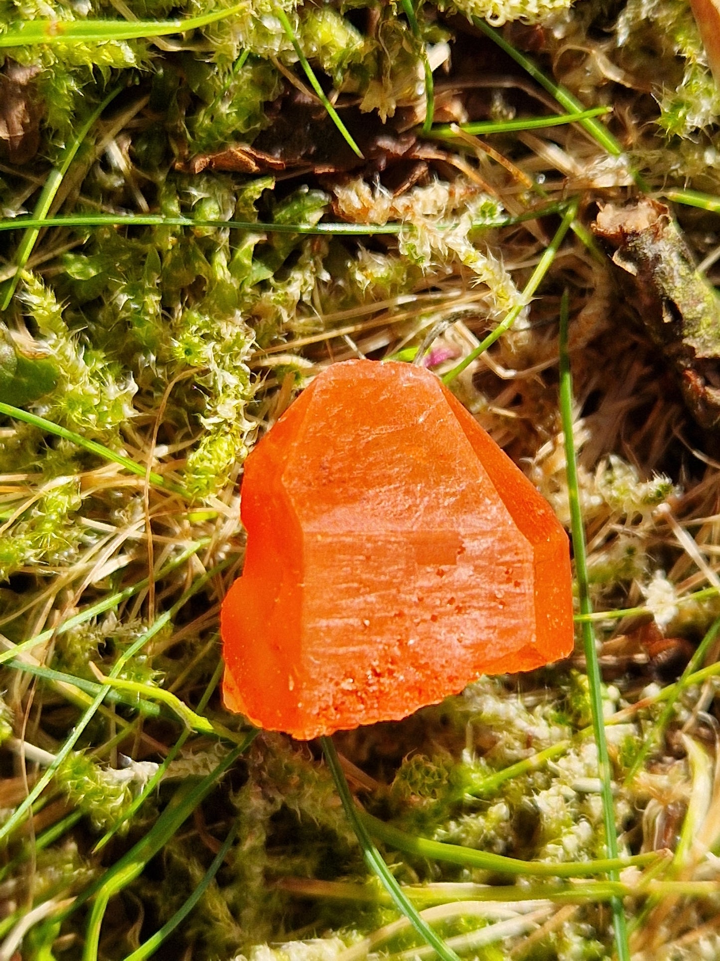 Petit Lémurien Quartz Tangérine (à choisir)