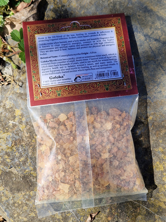 Sachet de résine de Myrrhe Goloka