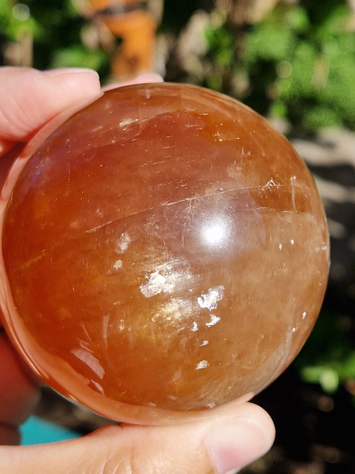 Sphère Calcite miel n°2