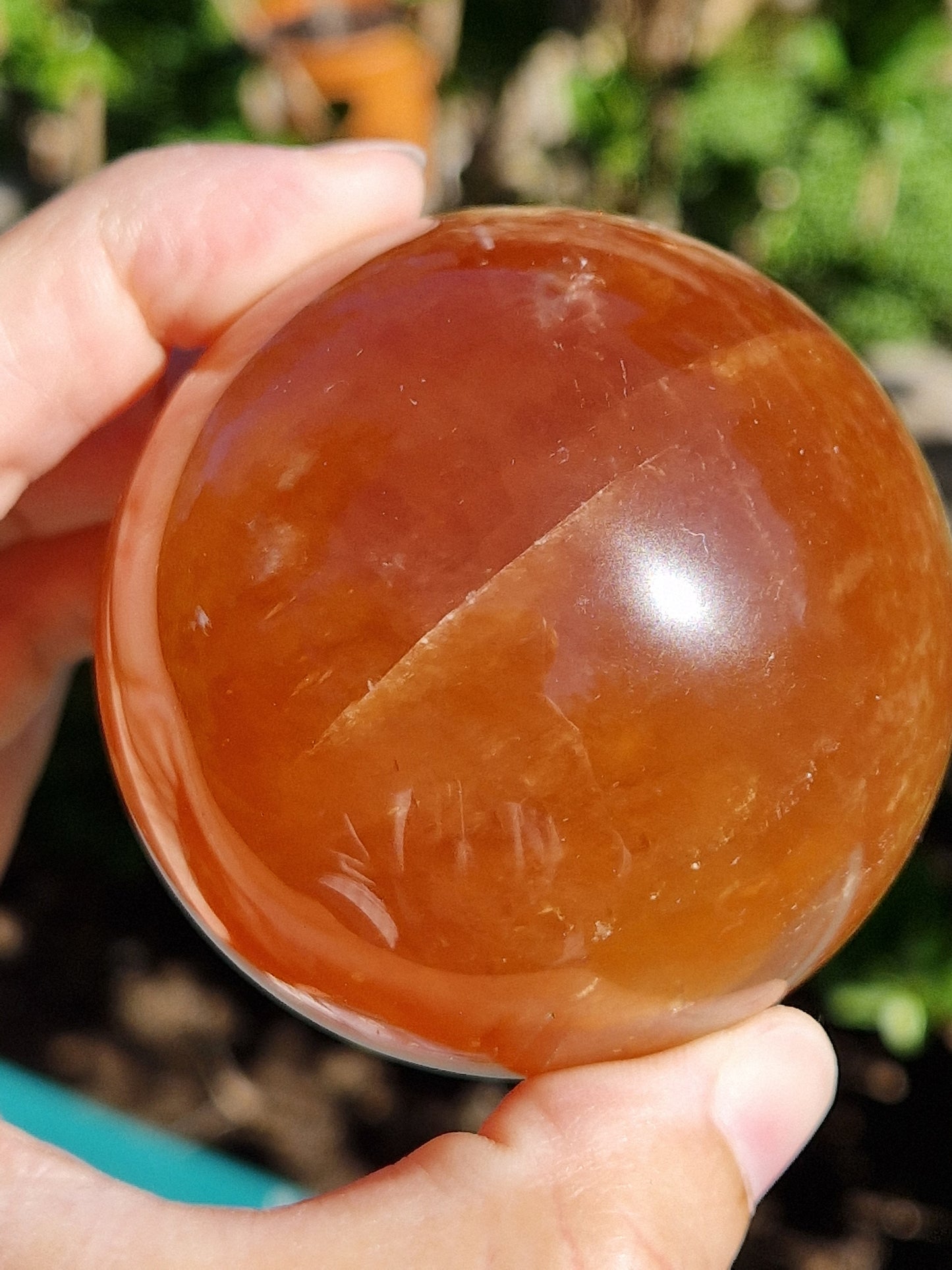 Sphère Calcite miel n°2
