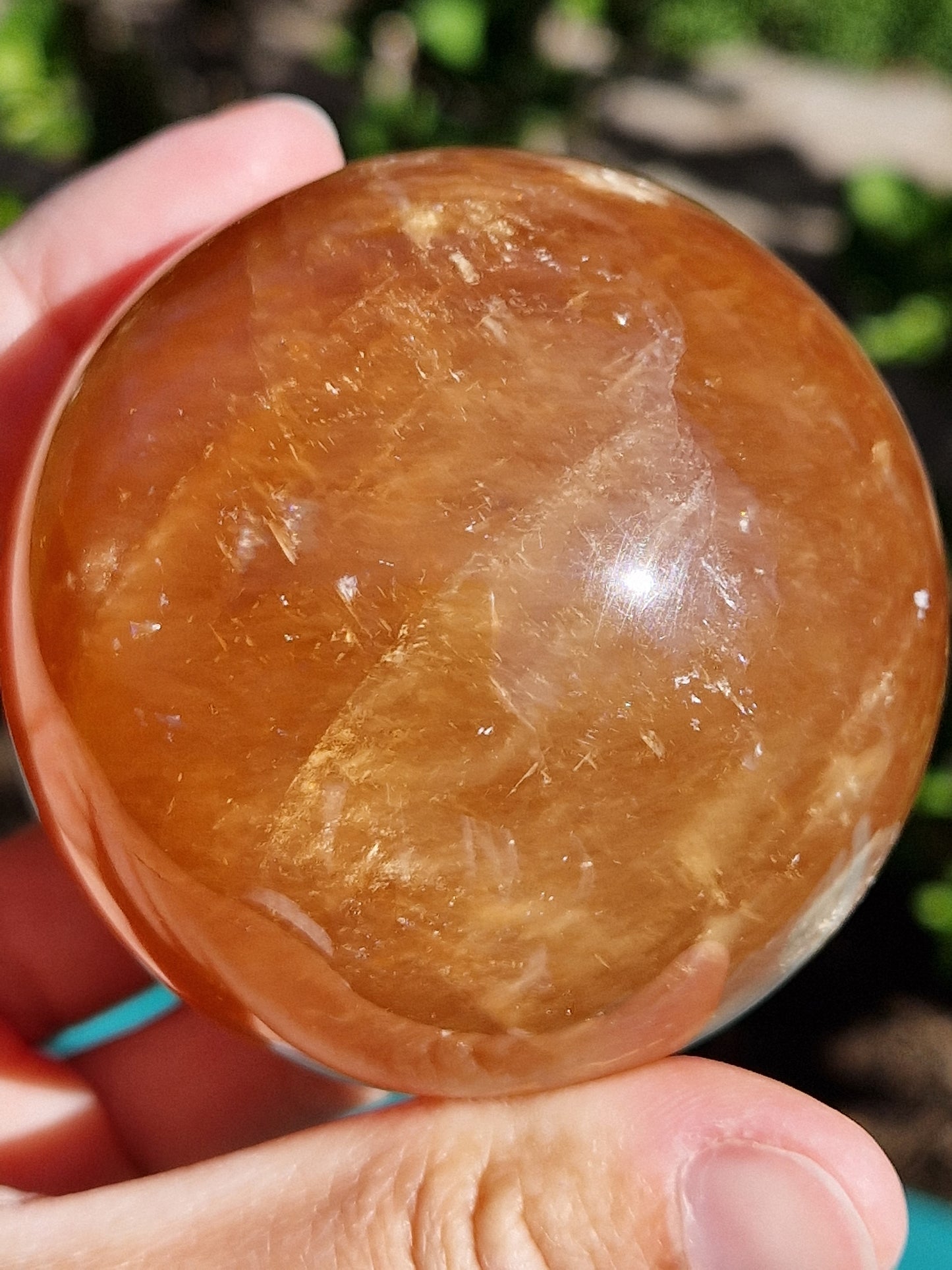Sphère Calcite miel n°2