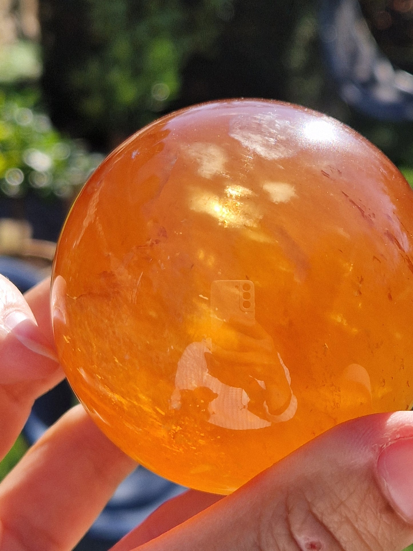 Sphère Calcite miel n°2